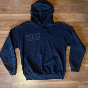 Kiss Midnight Black Men's Hoodie Gene Simmons
